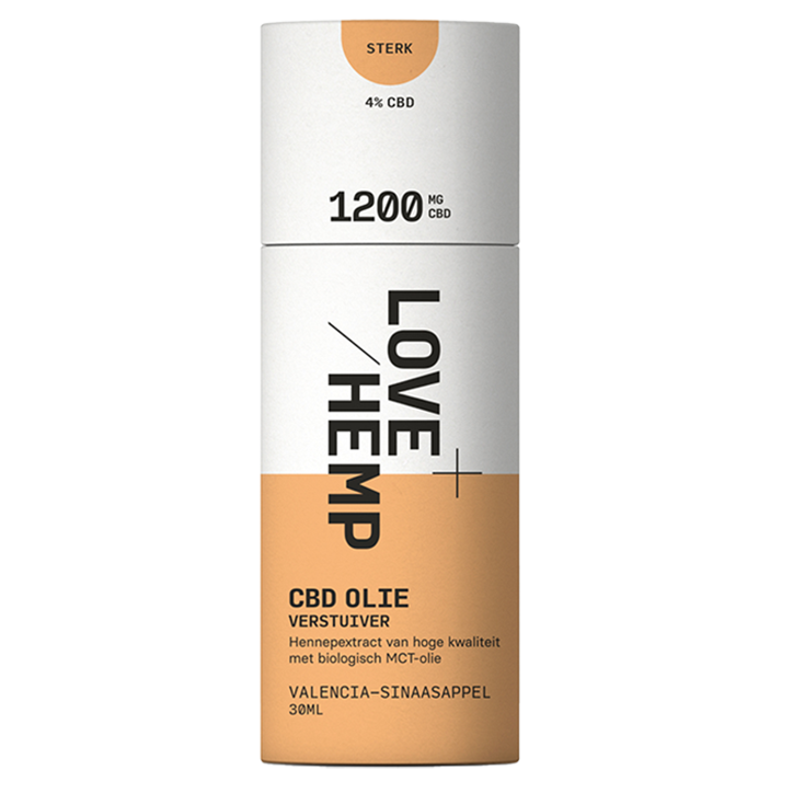 Love Hemp CBD Olie Verstuiver Valencia-Sinaasappel 4% (30ml) image 2