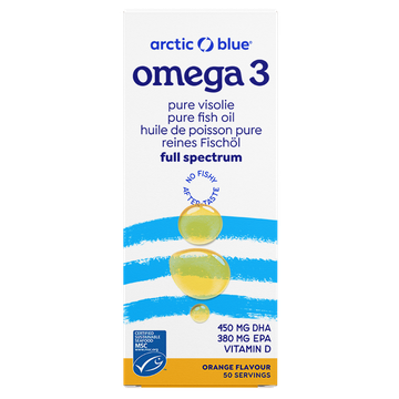 Arctic Blue 2e product 50% korting Omega 3 Visolie DHA en EPA met Vitamine D - 250ml