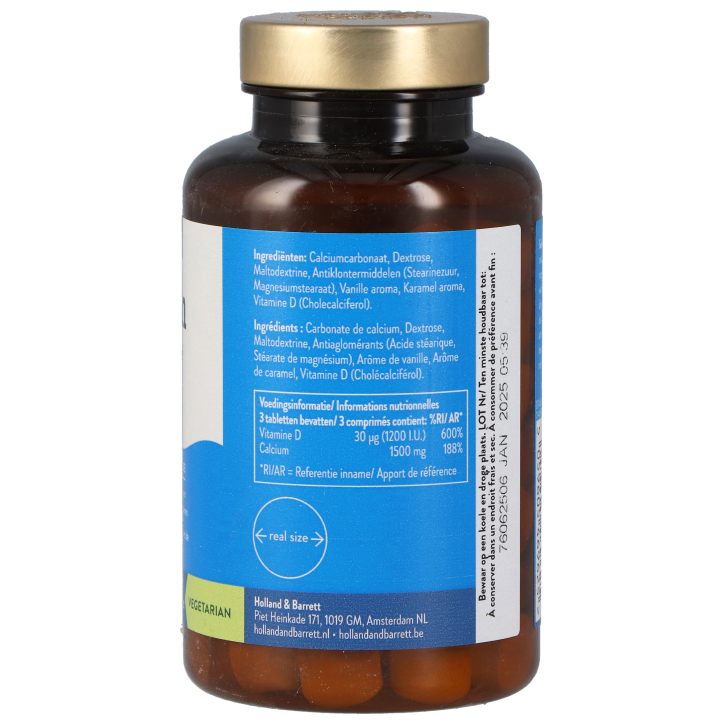 Holland & Barrett Calcium met Vitamine D - 90 kauwtabletten image 2