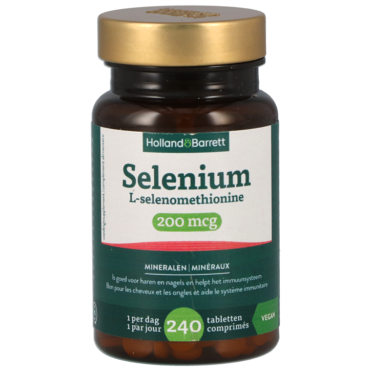 Holland & Barrett Selenium L-selenomethionine 200mcg - 240 tabletten-1