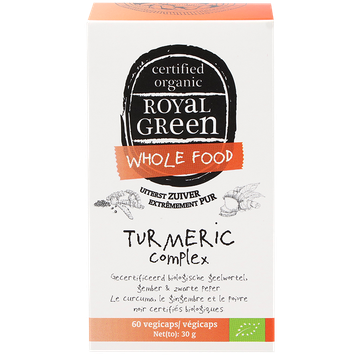 Royal Green 2e product 50% korting Turmeric (Curcuma) Complex - 60 vegicaps - 60 stuks