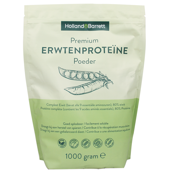 Holland & Barrett Premium Erwtenproteïne Poeder (1000gr)