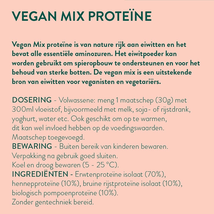 Holland & Barrett Premium Vegan Mix Proteïne Poeder - 500g