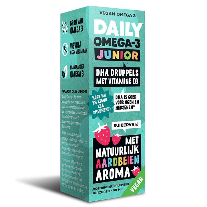 Daily Supplements Daily Omega-3 Junior met DHA en vitamine D3 (50ml)
