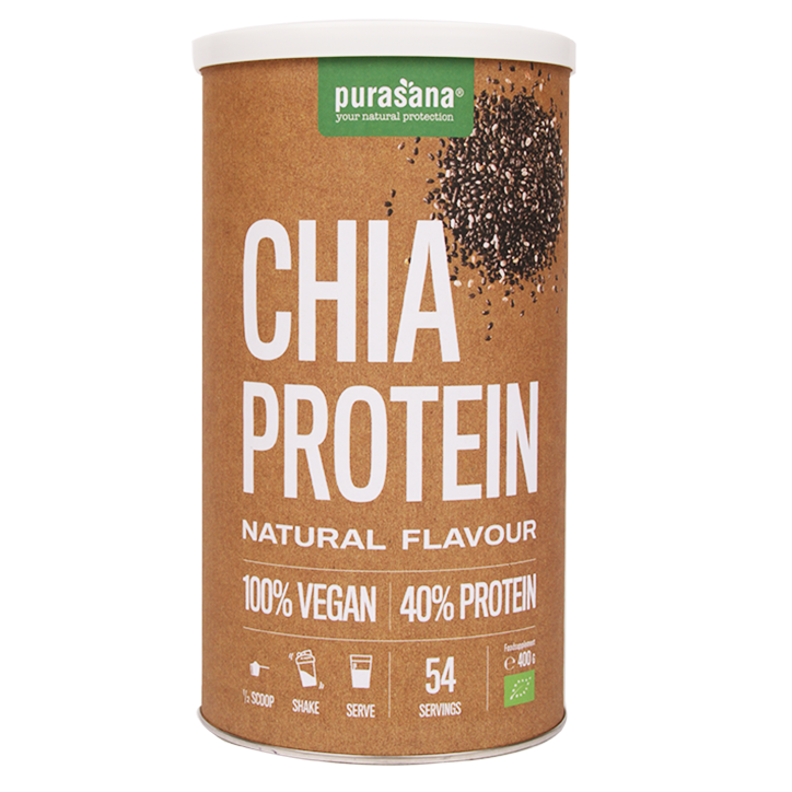 Purasana Chia Protein Natural Bio - 400g image 1