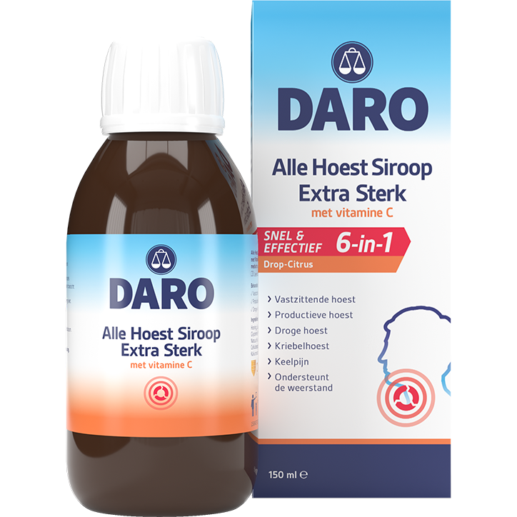 Daro Alle Hoest Siroop Extra Sterk Drop-Citrus (150ml) image 2
