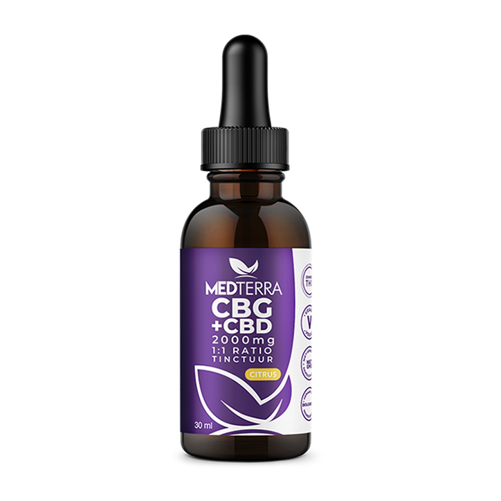 Medterra CBG + CBD 2000mg (30ml) image 1