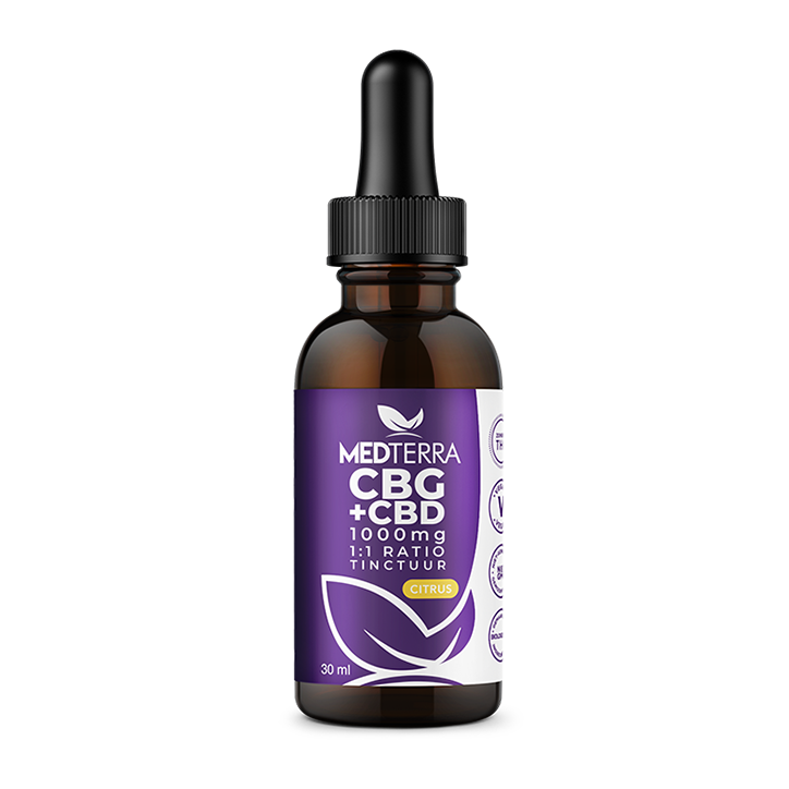 Medterra CBG + CBD 1000mg (30ml) image 1