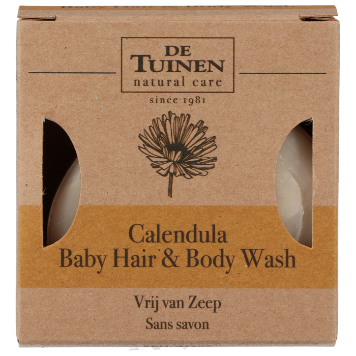 De Tuinen Calendula Baby Hair & Body Wash Solid Bar - 70g