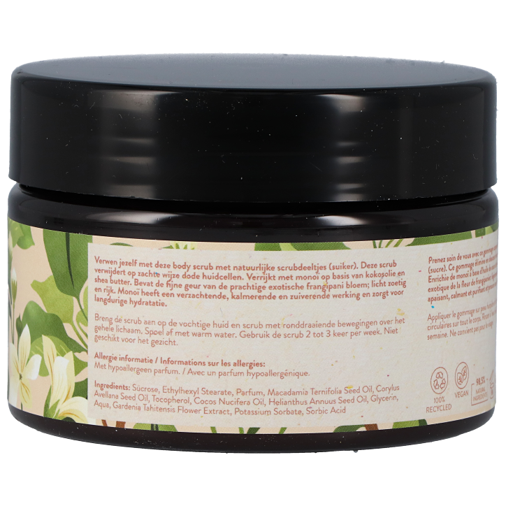 De Tuinen Wellness Monoï & Frangipani Body Scrub - 300g image 2