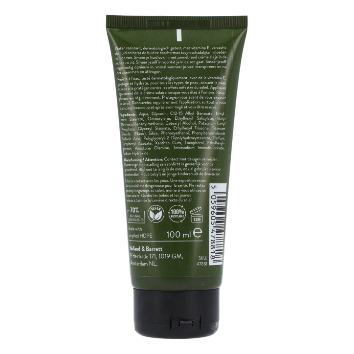 De Tuinen Suncream Face SPF30 (100ml) image 2