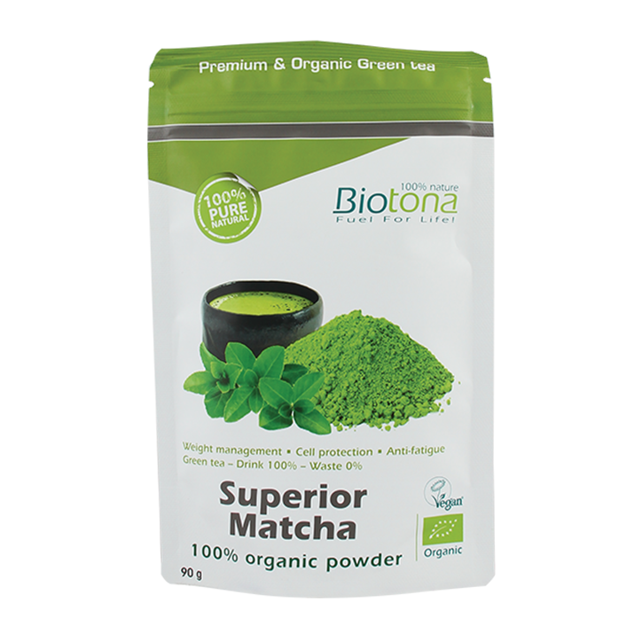 Biotona Superior Matcha Poeder Bio (90gr) image 1
