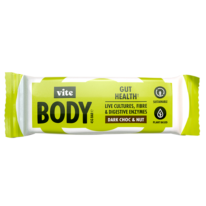 Vite Body Gut Health Dark Chocolate & Nut (45gr) image 1
