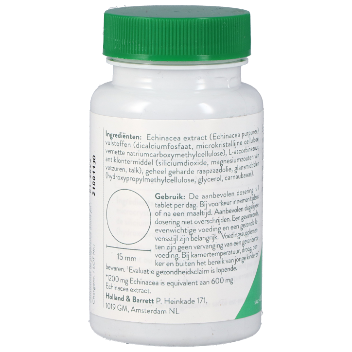 Holland & Barrett Echinacea Forte & Vitamine C, 1200mg (60 Tabletten) image 2