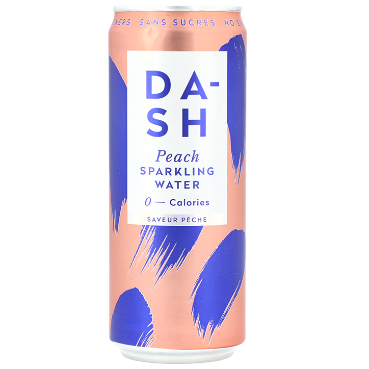 2e product 50% korting | DASH Sparkling Water Peach - 330ml