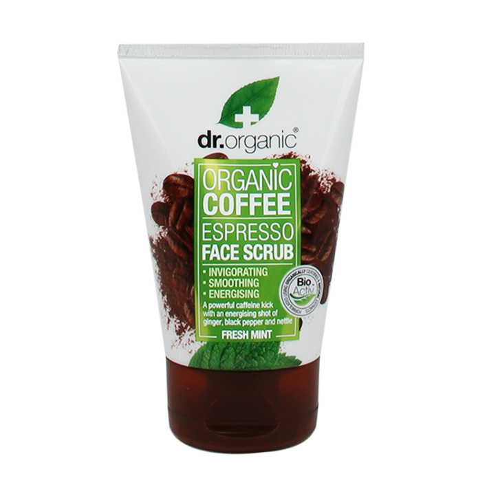 Dr. Organic Espresso Mint Face Scrub - 125ml image 1