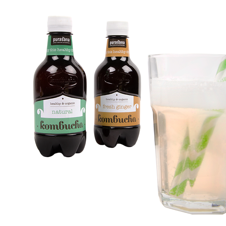 Purasana Kombucha Fresh Ginger (330ml) image 2