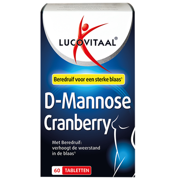 Lucovitaal 1+1 D-Mannose Cranberry - 60 tabletten — 60 stuks