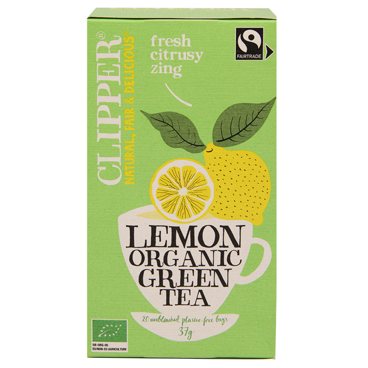 Clipper Lemon Organic Green Tea Bio (20 Theezakjes)