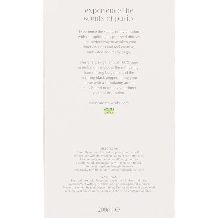 AromaWorks Inspire Reed Diffuser - 200ml image 3