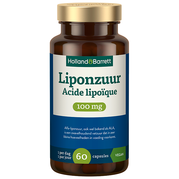 Holland & Barrett Alfa Liponzuur 100mg - 60 capsules image 1