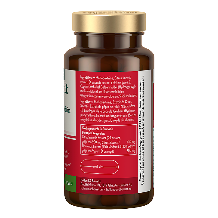 Holland & Barrett Druivenpit Extract 100mg - 90 capsules image 2