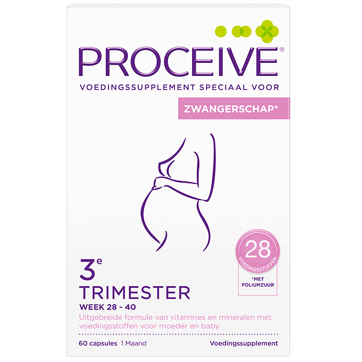 Proceive Zwangerschap* 3e trimester - 60 capsules