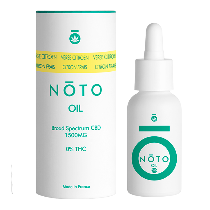 Noto Oil Broad Spectrum CBD Verse Citroen (30ml) image 1