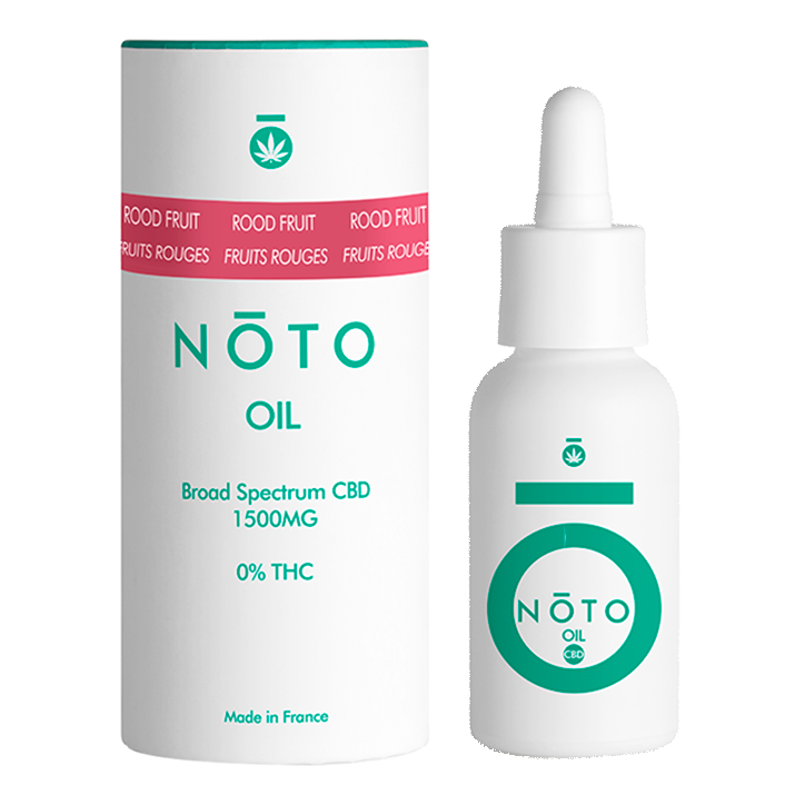 Noto Oil Broad Spectrum CBD Rood Fruit (30ml) image 1