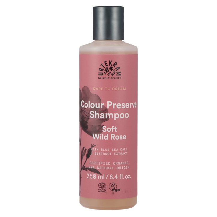 Urtekram Shampooing protecteur de couleur Soft Wild Rose (250 ml)-1