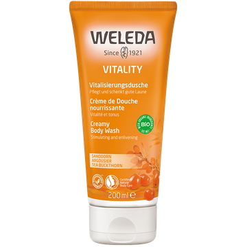 Weleda 2e product 50% korting Vitality Douchecrème Duindoorn - 200ml