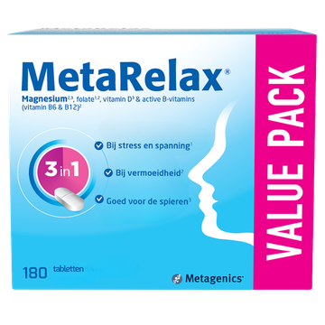 Metagenics Extra voordeel alléén online MetaRelax - 180 tabletten - 180 stuks