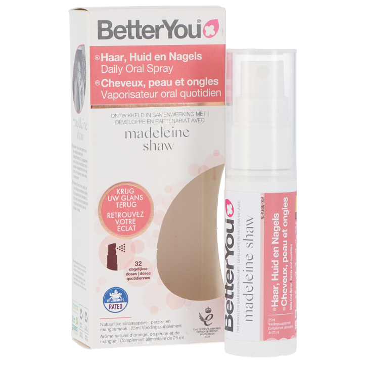 BetterYou Haar, Huid en Nagels Dagelijkse Orale Spray (25ml) image 2