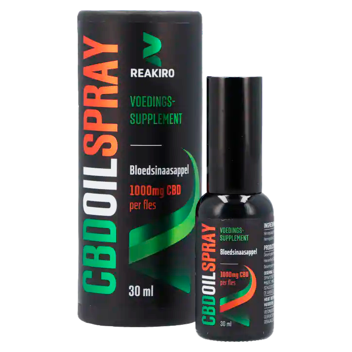 Reakiro CBD Oil Spray Bloedsinaasappel 1000mg CBD (30ml) image 1