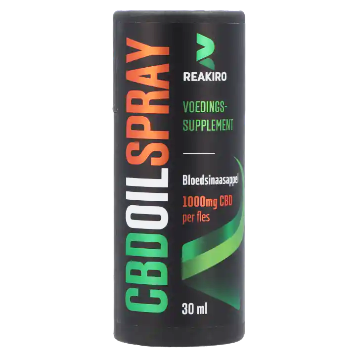 Reakiro CBD Oil Spray Bloedsinaasappel 1000mg CBD (30ml) image 2