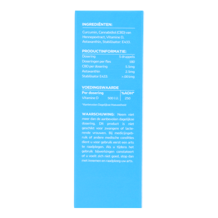 Reakiro Forte CBD Olie Bot & Gewricht Support 1000mg CBD - 30ml image 3