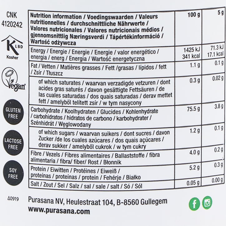 Purasana Latté Curcuma x Gingembre Bio - 120g image 3