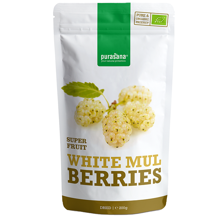 Purasana White Mul Berries Bio (200gr) image 1