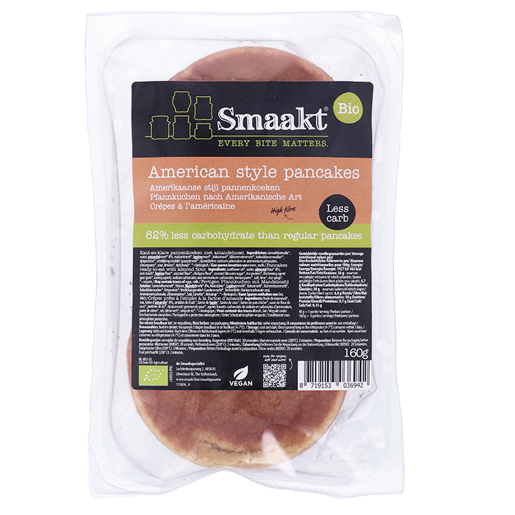 Smaakt Less Carb Amerikaanse Stijl Pannenkoeken Bio (vervanger Atkins) image 1