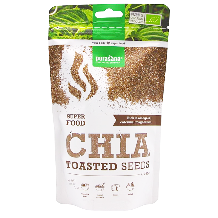 Purasana SuperFood Chia Toasted Seeds Bio - 200g