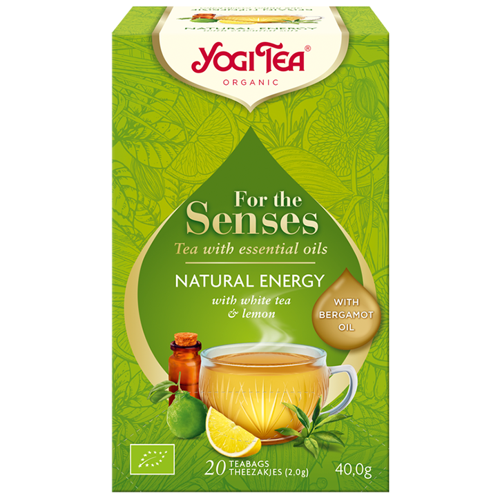 Yogi Tea For the Senses Natural Energy Bio (20 theezakjes)-1