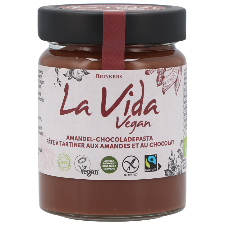 La Vida Vegan Amandel-Chocoladepasta - 270g image 1