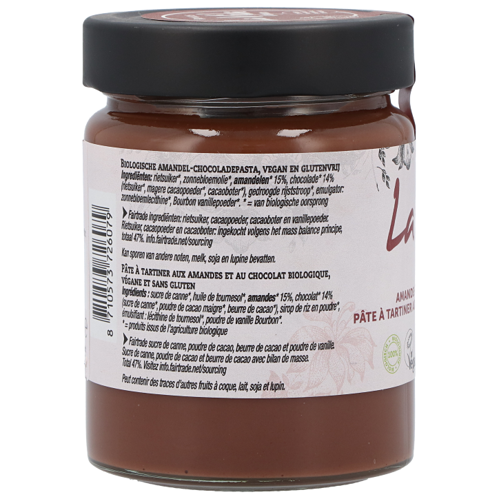 La Vida Vegan Amandel-Chocoladepasta - 270g image 2