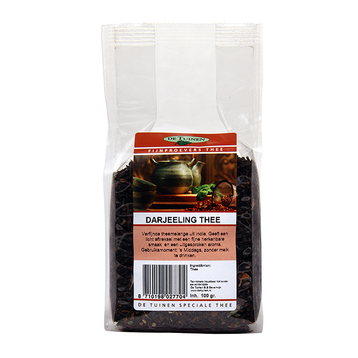 De Tuinen Darjeeling Thee (100gr) image 1