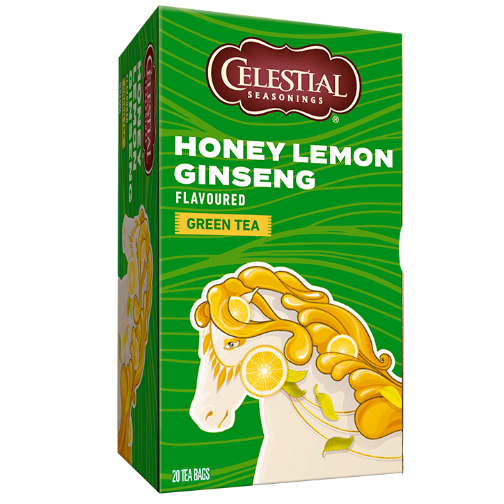 Celestial Seasonings Honey Lemon Ginseng Green Tea (20 Theezakjes)