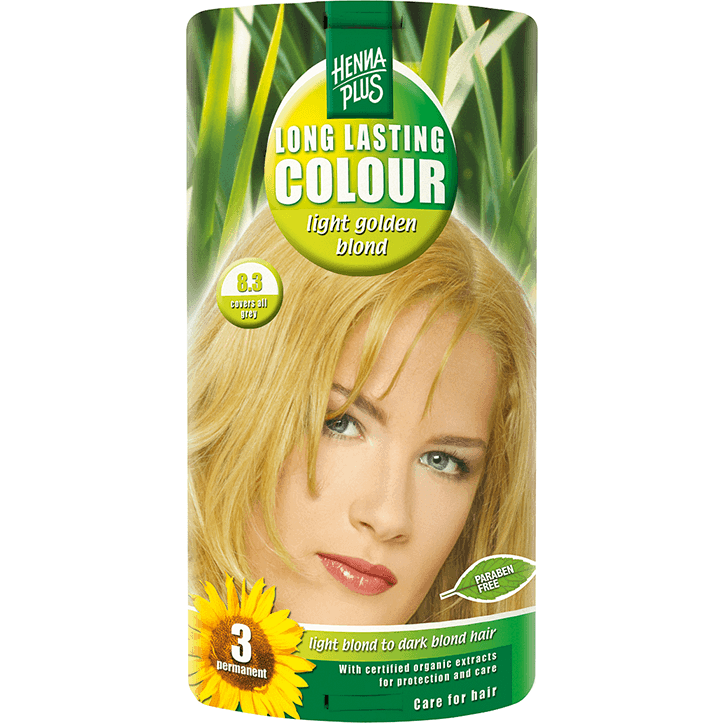 Henna Plus Long Lasting Colour Coloration Blond doré clair longue durée