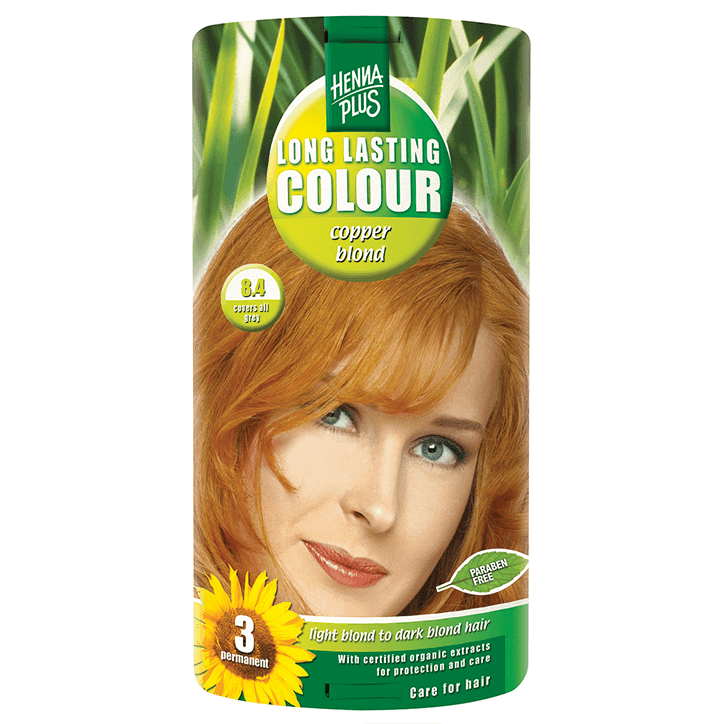 Hennaplus Long Lasting Colour 8.4 Copper Blond - D image 1
