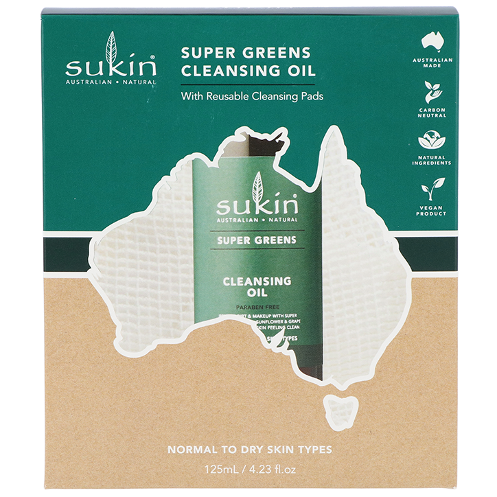 Sukin Super Greens Cleansing Oil (125 ml)