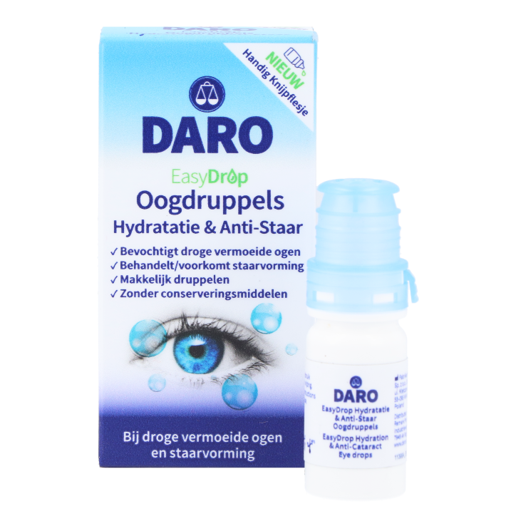 Daro EasyDrop Hydratatie & Anti-Staar Oogdruppels (10ml) image 2