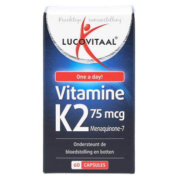 Lucovitaal Extra voordeel alléén online Vitamine K2 75mcg (60 capsules) - 60 stuks